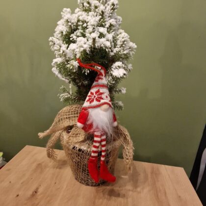 Decoratiune de  craciun: Bradut nins dimensiune 30 cm