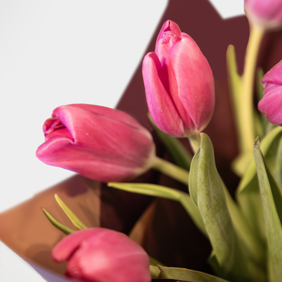 Buchet "Fuchsia Charm" 🌷 - imagine 3