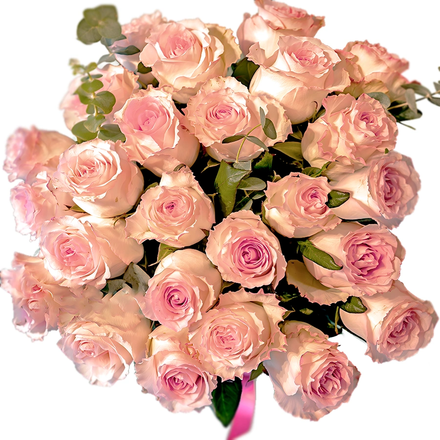 Eleganță în Roz 🌿: Buchet Premium cu 25 de Trandafiri - imagine 2